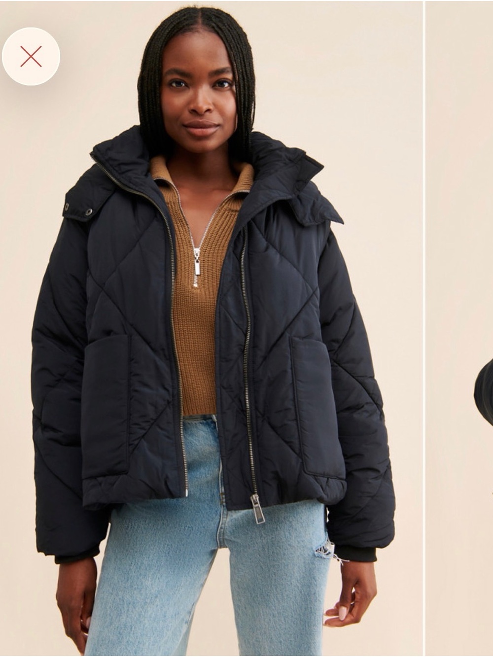 Free People Emmy Swing Oversized Puffer